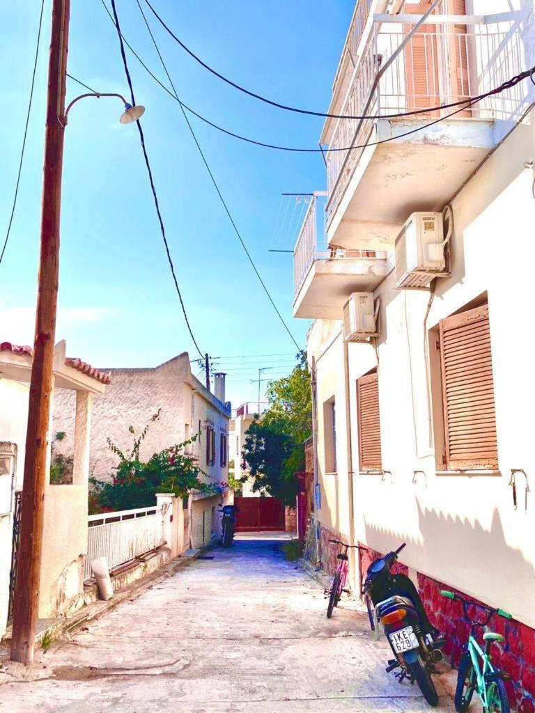 Appartement Vue Sur Mer Soul Family, Egine Aegina Exterior foto