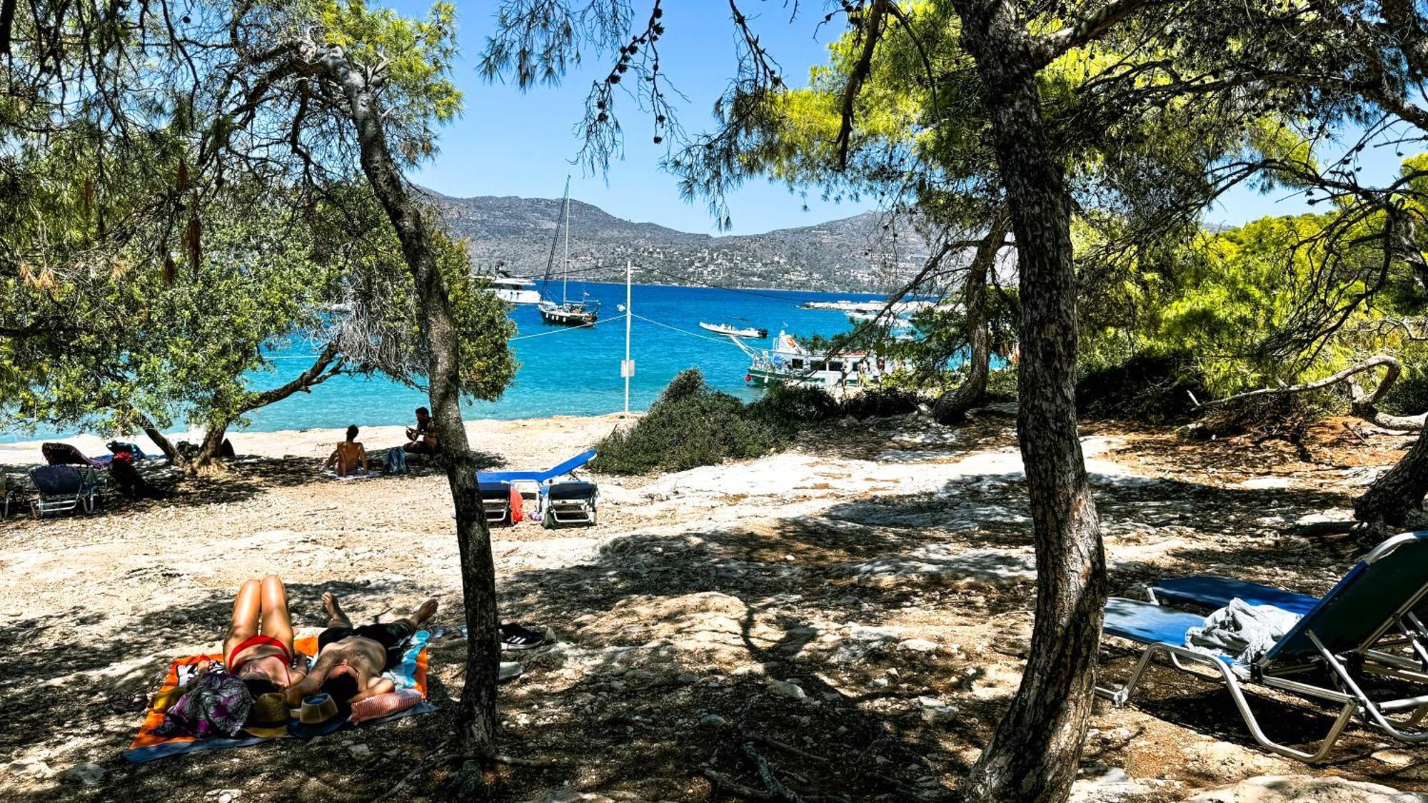 Appartement Vue Sur Mer Soul Family, Egine Aegina Exterior foto